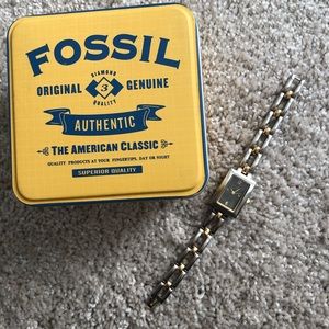 Retro Fossil watch